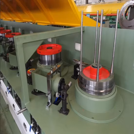 高速 PLC アニーリング自動低ノイズ中間デュアル伸線機機械メーカー サプライヤー工場鋼真鍮銅アルミニウム線